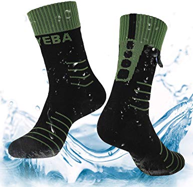 Layeba 100% Waterproof Breathable Socks [SGS Certified] Unisex Outdoor Sports Hiking Trekking Skiing Socks 1 Pair & 2 Pairs