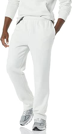 Amazon Essentials Men's Fleece Open Bottom Sweatpant (Available in Big & Tall)