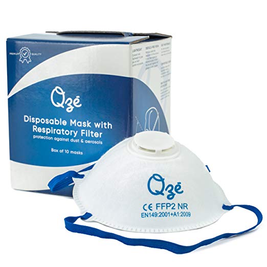 Anti Dust Face Masks with Filter/Respirator, Disposable Anti-Pollution Masks for Constriction Works (FFP2)