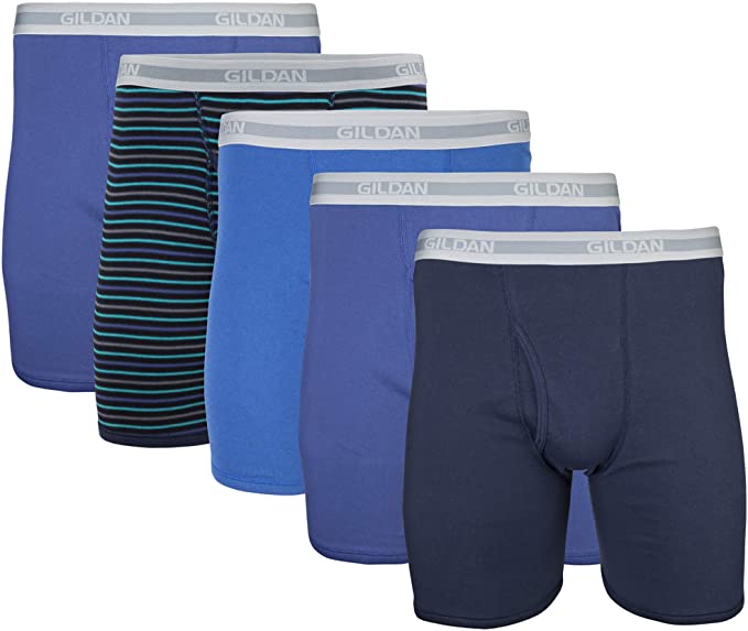 Gildan Men's Regular Leg Boxer Brief Multipack