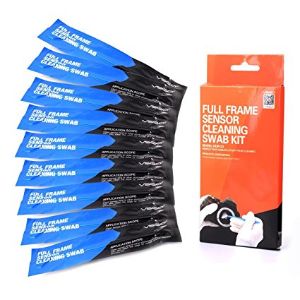 XCSOURCE 10pcs Sensor Cleaner Cleaning Swab Kit CMOS CCD DDR-23 for Full Frame Camera SLR DSLR DC581