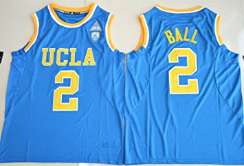 2017 UCLA Bruins Lonzo Ball 2 College Basketball Mens Jersey Blue