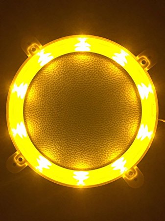 HaloHoles - Ultra Bright Original LED Cornhole Night Lights (Set of 2) – Pick From SEVEN Color Options (Plus Mix/Match). Can Last For 70  Hours On 2 AA Batteries!