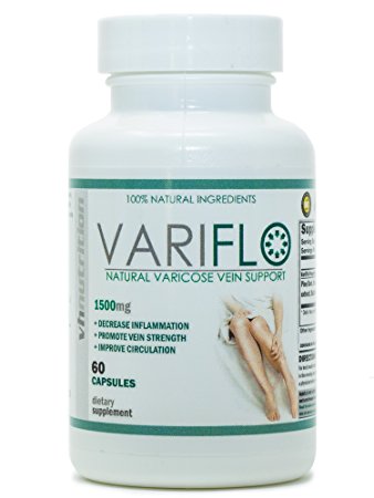 VariFlo Varicose / Spider Veins Support Supplement in Pills to Improve Poor Vein Circulation in Legs