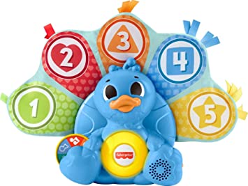 Fisher-Price Interactive Peacock with Multi-Color Lights and 40  Educational Songs, Phrases, and Fun Sounds