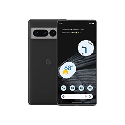 Google Pixel 7 Pro - 5G Android Phone - Unlocked Smartphone with Telephoto Lens, Wide Angle Lens, and 24-Hour Battery - 512GB - Obsidian