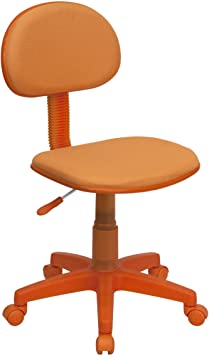 Flash Furniture Orange Fabric Swivel Task Office Chair, BIFMA Certified