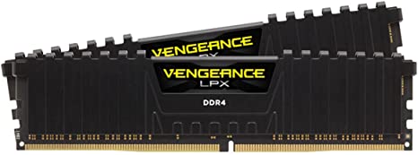 Corsair Vengeance LPX 16GB (2x8GB) DDR4 4000 (PC4-3200) C16 1.35V Intel Optimized Desktop Memory - Black