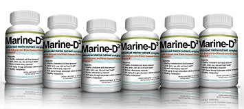 Marine-D3 340mg Anti-Aging Dietary Supplement with Vitamin D3, Omega 3 Fish Oil and DHA by Marine Essentials (360 Soft Gel Caps)