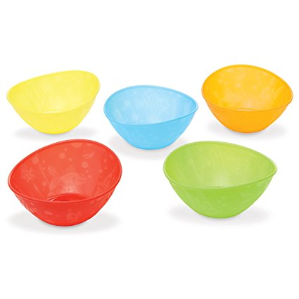 Munchkin Multi-coloured Baby Food Bowls - Pack of 5