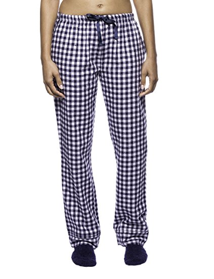 Noble Mount Womens Premium 100% Cotton Flannel Lounge Pants