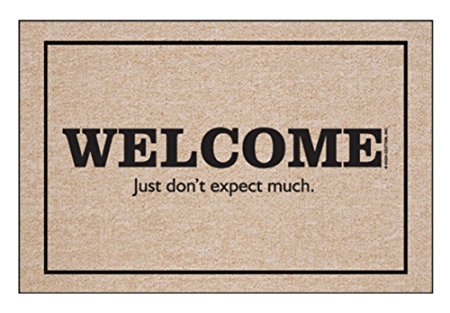 Welcome - Don't Expect Much Doormat