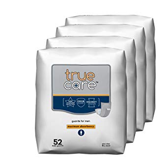 True Care Maximum Absorbency Incontinence Male Guards, 208 Count