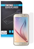 Ionic Samsung Galaxy S6 Screen Protector Tempered Glass 2015 Smartphone Ultra Thin 03mm 99 Touch-screen Accurate Round Edge Ultra-clear Glass Screen Protector Perfect Fit for Samsung Galaxy S6 ATampT T-Mobile Sprint Verizon Lifetime Replacement Warranty