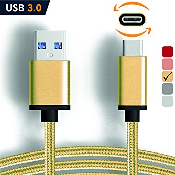 USB C Cable, Type-C Super Speed Data Sync and Fast Charger (Usb 3.0) for Samsung Galaxy S8, S8 Plus, LG G6 G5, Google Pixel XL, Nintendo Switch, Nexus 6P, Macbook12", OnePlus 2 (3.3 ft) by miaim