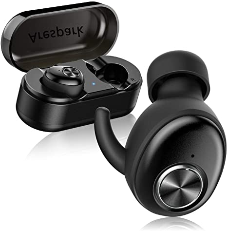 Wireless Headphones, Arespark AP-01 Bluetooth 5.0 True Wireless Earbuds, IPX5 Waterproof Sweatproof Noise Cancelling Headphones for Gym Sport, Headphones with Microphone for iOS and Android