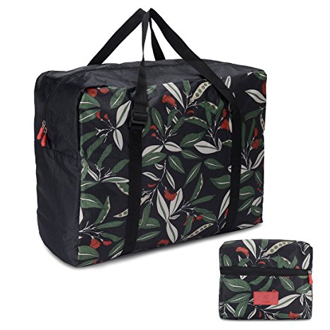 Foldable Travel Tote Bag Waterproof High Capacity Portable Storage Luggage Bag