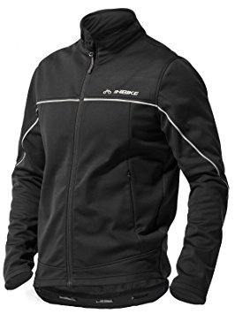 Inbike Winter Men's Windproof Thermal Cycling Jacket