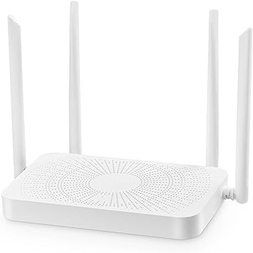 Binardat WiFi6 Wireless Internet Router AX3000, 2.4G/5G Dual Band 160MHz Bandwidth 2x2 MIMO, 4 Gigabit Ethernet WAN/LAN Ports, One-Click MESH/WPS