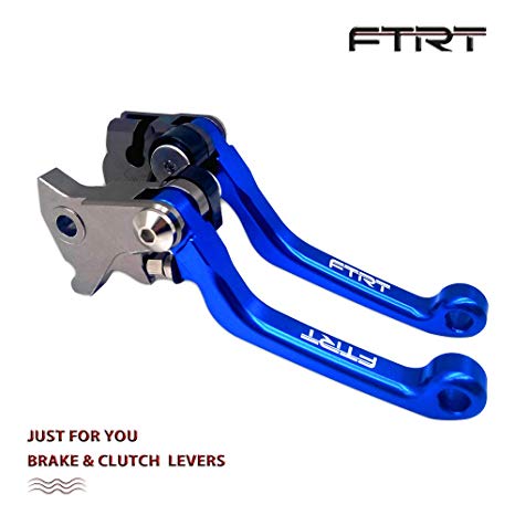 FTRT Pivot Dirt bike Brake Clutch Levers for Suzuki DR250R 1997-2000,DRZ400S/DRZ400SM 2000-2017 Blue
