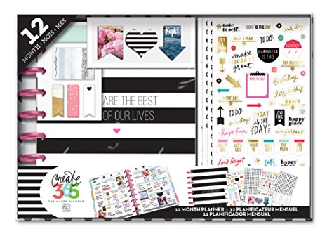 me & my BIG ideas Best Days Happy Planner 12 Month Box Kit for Scrapbooking