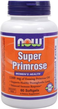 NOW Foods Super Primrose 1300mg, 60 Softgels