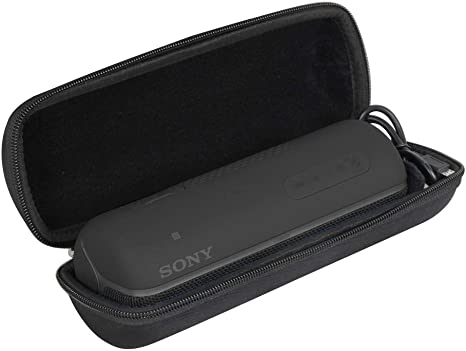 ソニー Sony SRS-XB22 ワイヤレスポータブルスピーカー 専用収納ケース-Hermitshell (ブラック)