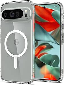 Spigen Ultra Hybrid MagFit Case for Google Pixel 9 Pro XL, Compatible with MagSafe Accessories - White