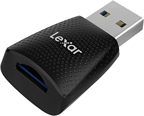 Lexar microSD Card USB 3.2 Reader, Transfer Speeds Up to 170MB/s (LRW330U-BNBNU)