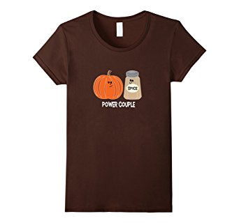 Pumpkin Spice Power Couple Tshirt Funny