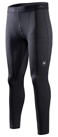 RION Active Men's Workout Compression Cool Dry Baselayer Tights