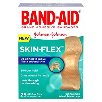 Band-Aid Skin-Flex Bandages - 25 ct, Pack of 3