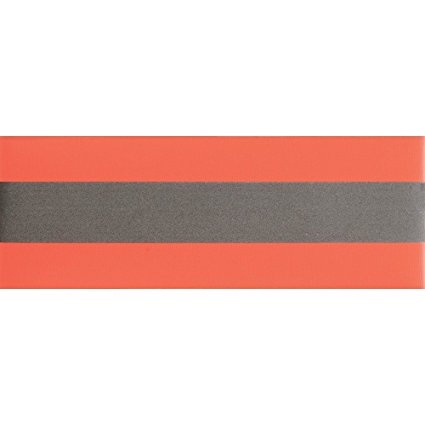 RICHELE High Visibility Elastic Reflective Tape Strip, 3M Fabric Florescent Reflective Safety Tape Sew-on Warning Safety Trim
