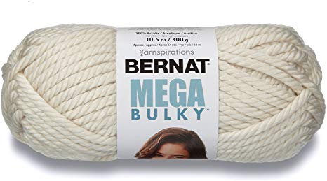 Bernat Mega Bulky Yarn, 10.5 oz, Aran, 1 Ball