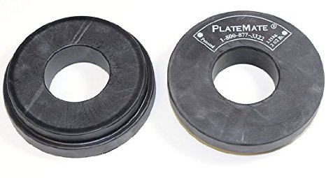 PlateMate 2.5 lb. DONUT Pair - Magnetic Add-On Weights for Iron or Steel Pro-Style Dumbbells and Barbells