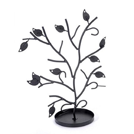 Darice Jewelry Display Tree Stand - Black Iron - 7 x 9 inches