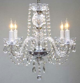 New Authentic All Crystal Chandelier Chandeliers H17 x W17