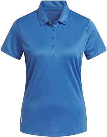 adidas Women's Solid Performance Short Sleeve Polo Shirt