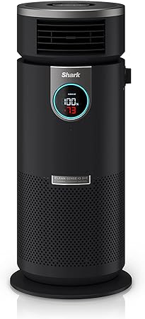 Shark HC450C 3in1 Air Purifier, Heater & Fan with NanoSeal HEPA, Cleansense IQ, Odour Lock, for 500 Sq. Ft, Captures 99.98% of Particles, Dust, Pet Dander, Allergens & Smoke, Black (Canadian Version)