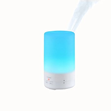 ETTG Tdif PLH005 300ml Essential Oil Diffuser Air Humidifier with AUTO Shut off 7 Color Changing LED Lights and 4 Timer Settings