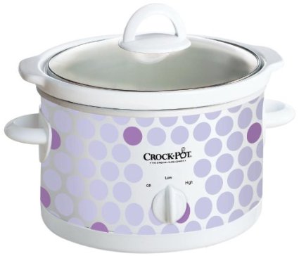 Crock Pot SCR250-POLKA 2-1/2-Quart Slow Cooker, Polka Dot Pattern