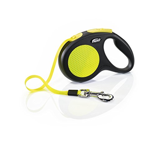 Flexi New Neon Retractable Tape Dog Leash