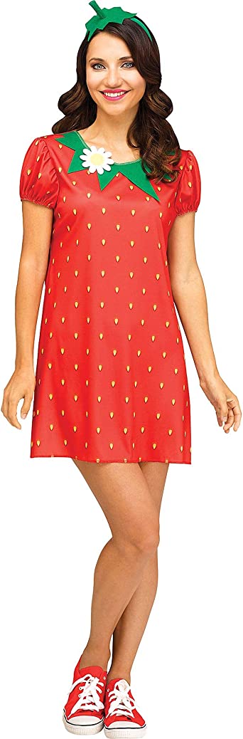 Fun World womens Strawberry Flirty Fruit