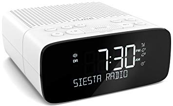 Pure DAB  Radioalarm clock Siesta S2 DAB , UKW white