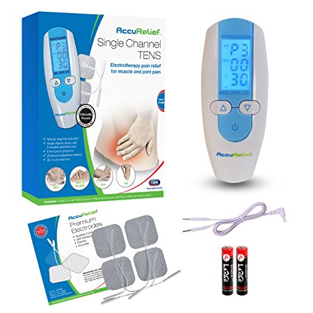 AccuRelief Single Channel TENS Electrotherapy Pain Relief System