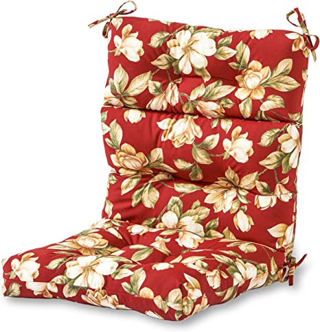 Greendale Home Fashions AZ4809-ROMAFLORAL Tuscan Floral 44'' x 22'' Outdoor Seat/Back Chair Cushion, 1 Count (Pack of 1)
