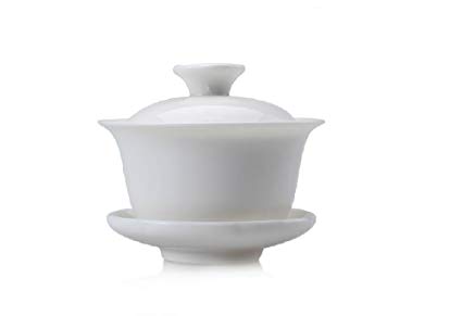 Yeme Chinese White Gongfu Ceramic Gaiwan/guywan Cup 120ml or 4.1oz