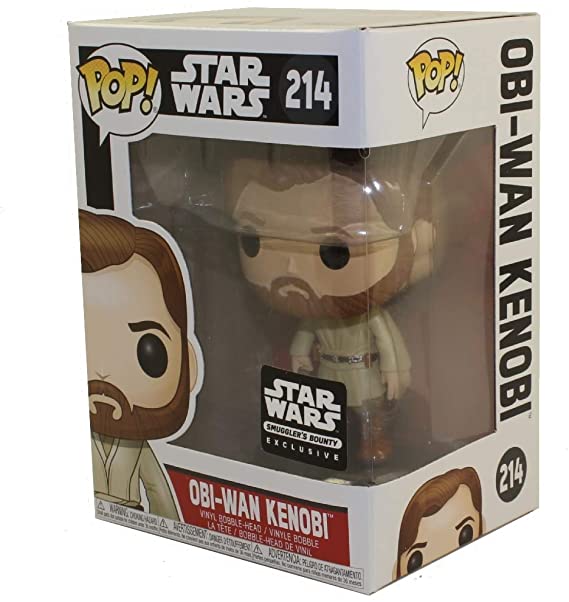 Funko Pop Vinyl Star Wars Obi-Wan Kenobi Exclusive Bobblehead Figure 214