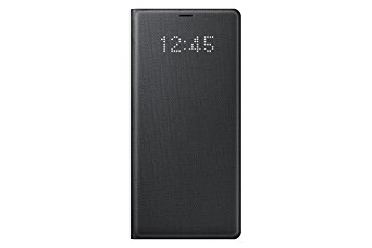 Samsung Galaxy Note8 LED View Wallet Case, Black