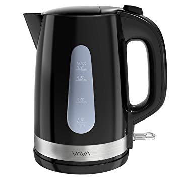 VAVA Electric Kettle with British Strix Control, Auto Shut-Off & Boil Dry Protection, Water Boiler with LED Light Indicator